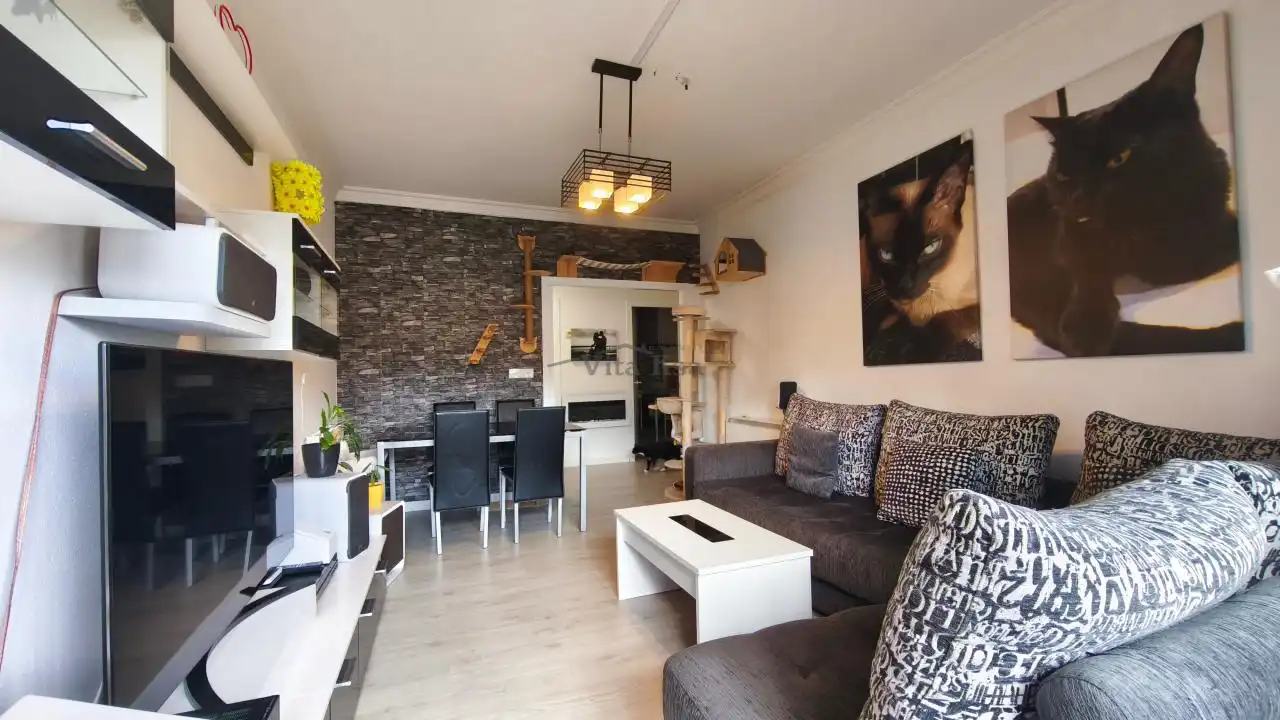 Sala de estar de Piso en venta en Ourense Capital  con Aire acondicionado, Calefacción y Trastero