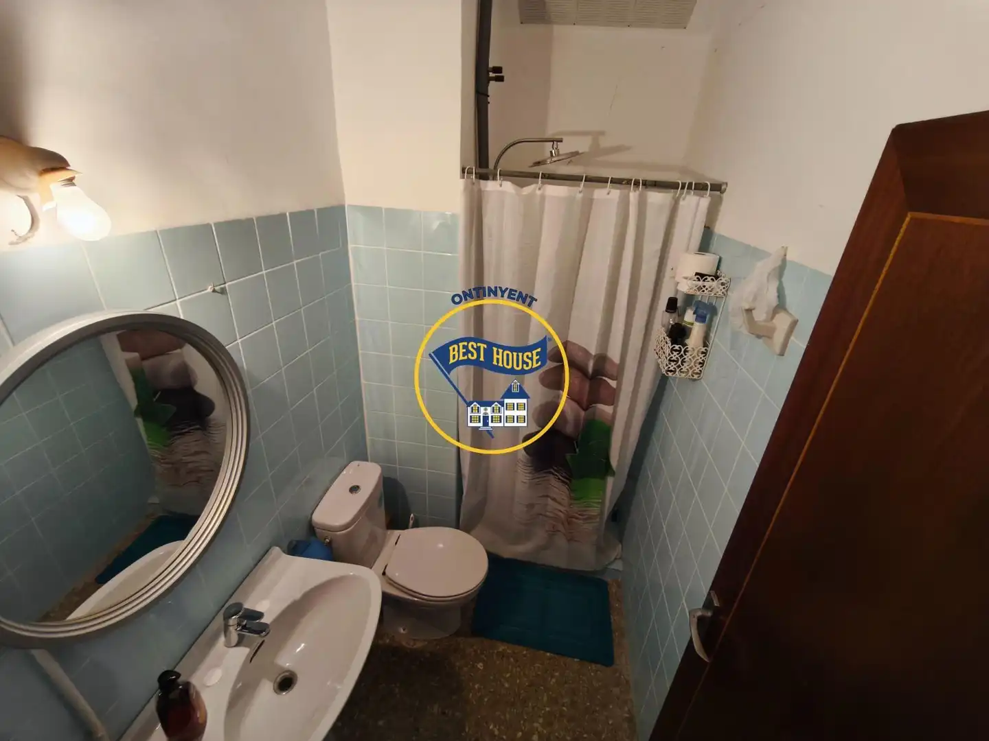 Baño de Finca rústica en venta en Alfafara con Aire acondicionado, Jardín privado y Terraza