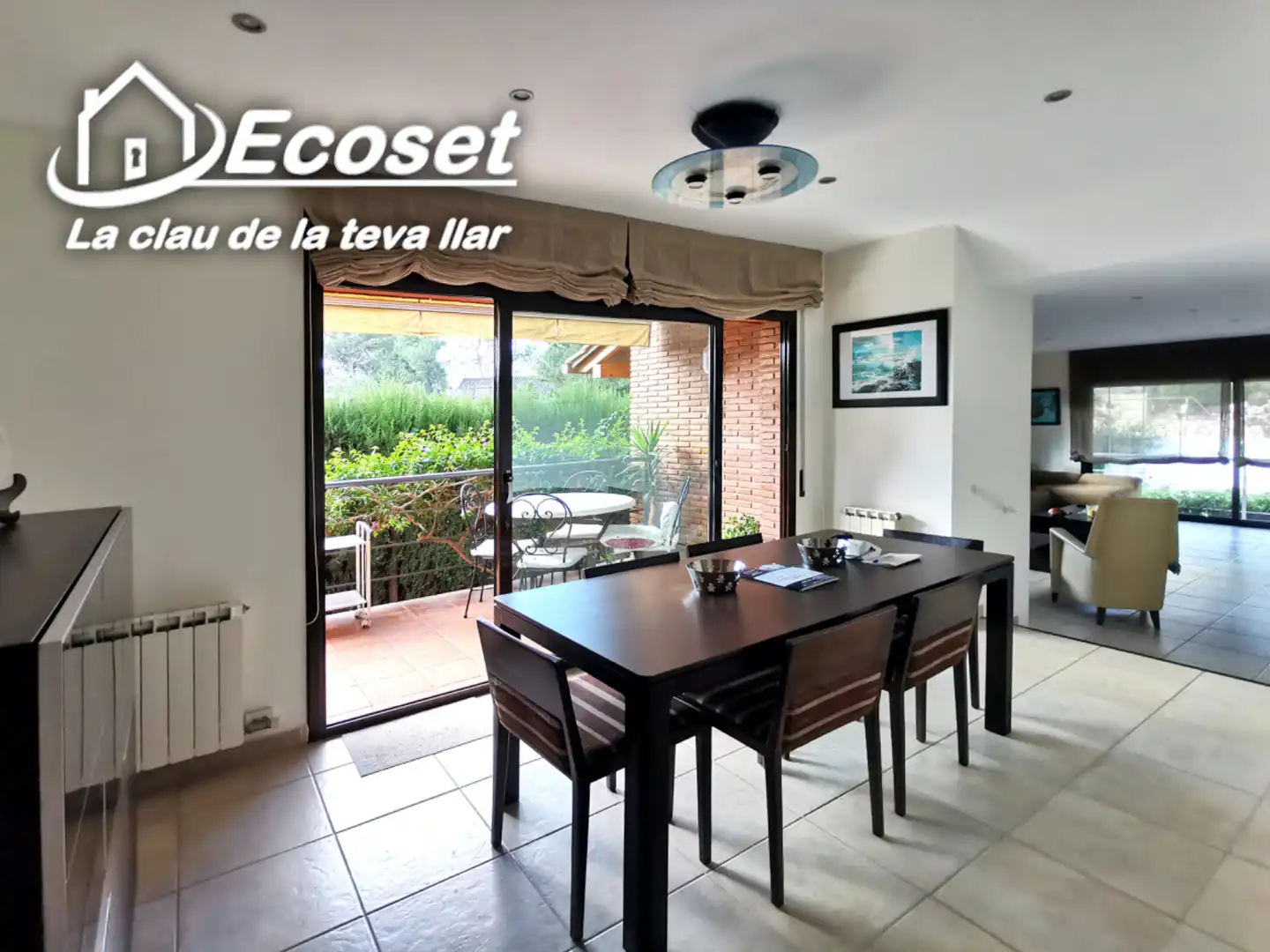 Dining room of Houses for sale in Corbera de Llobregat  with Heating, Private garden and Parquet flooring