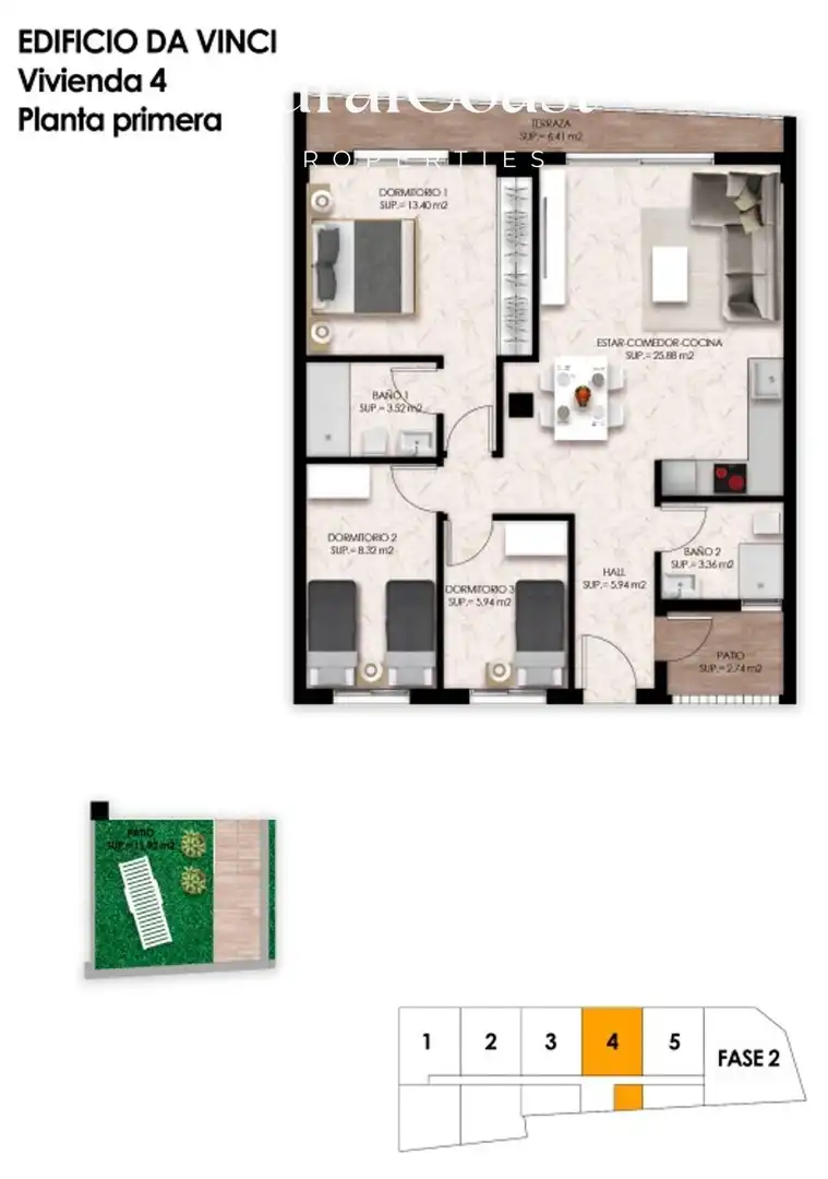 Flat with garden for sale in padre manjón, imagen 14