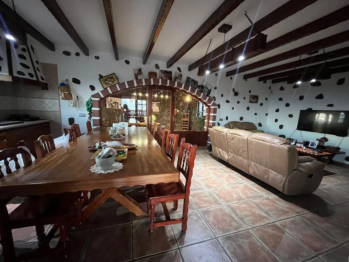 Dining room of Houses for sale in Tías  with Private garden, Terrace and Storage room