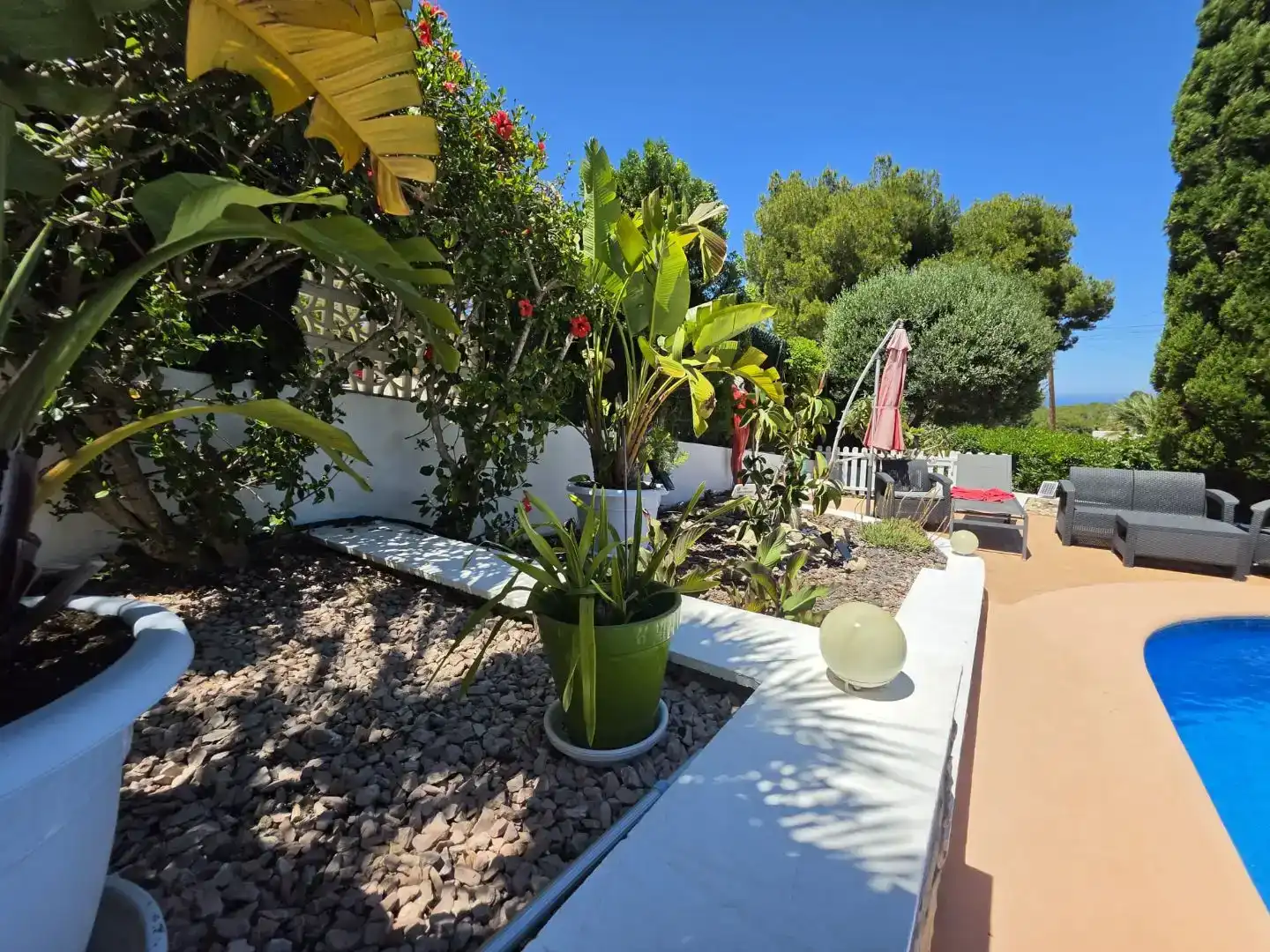 Jardín de Casa o chalet en venta en Dénia con Aire acondicionado, Jardín privado y Trastero