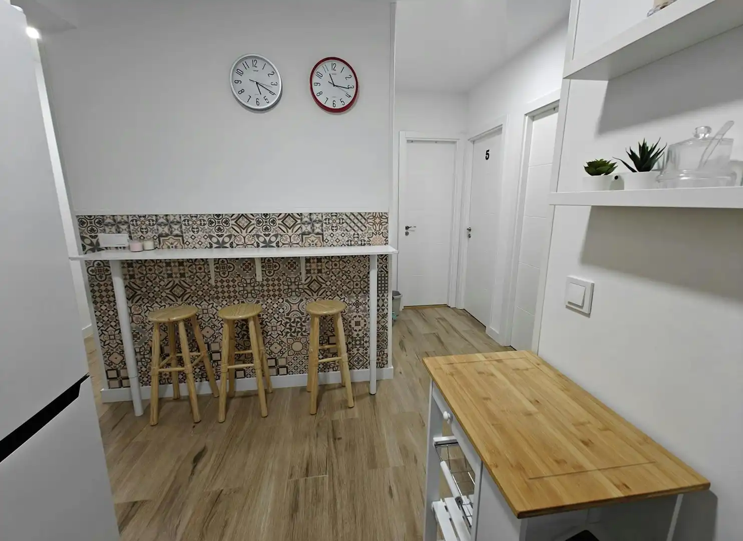 Kitchen of Flat for share in Madrid  with Heating and Washing machine