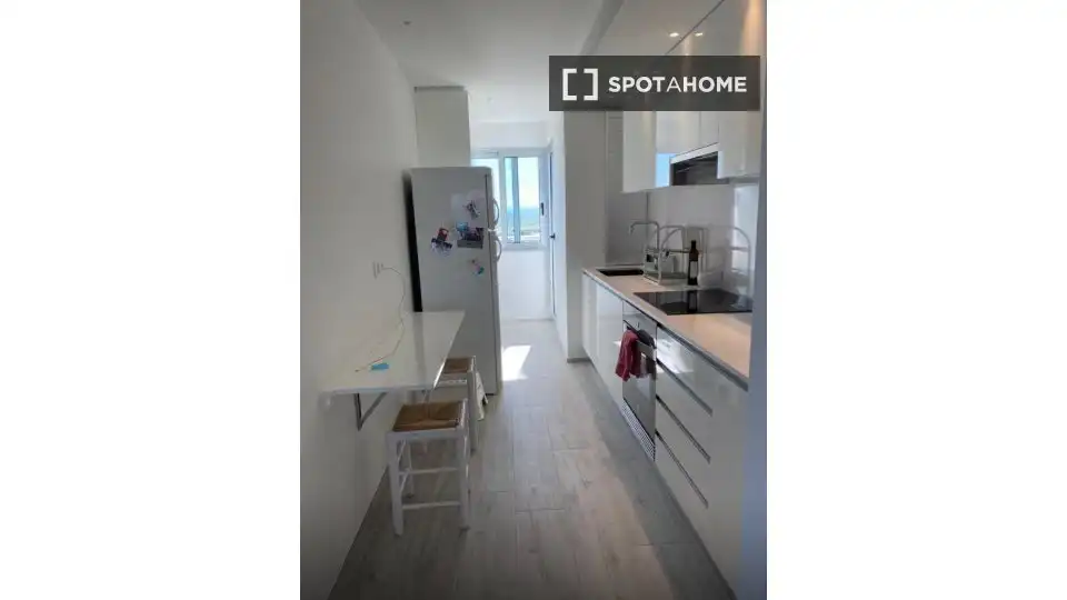 Kitchen of Flat for rent in Sueca  with Air Conditioner, Heating and Furnished