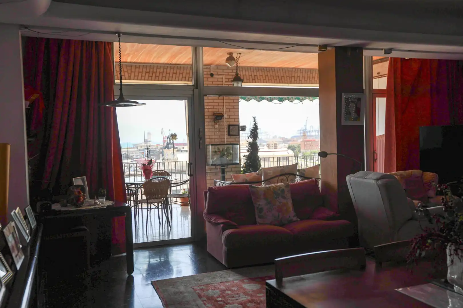 Sala d'estar de Àtic en venda en Valencia amb Aire condicionat i Terrassa