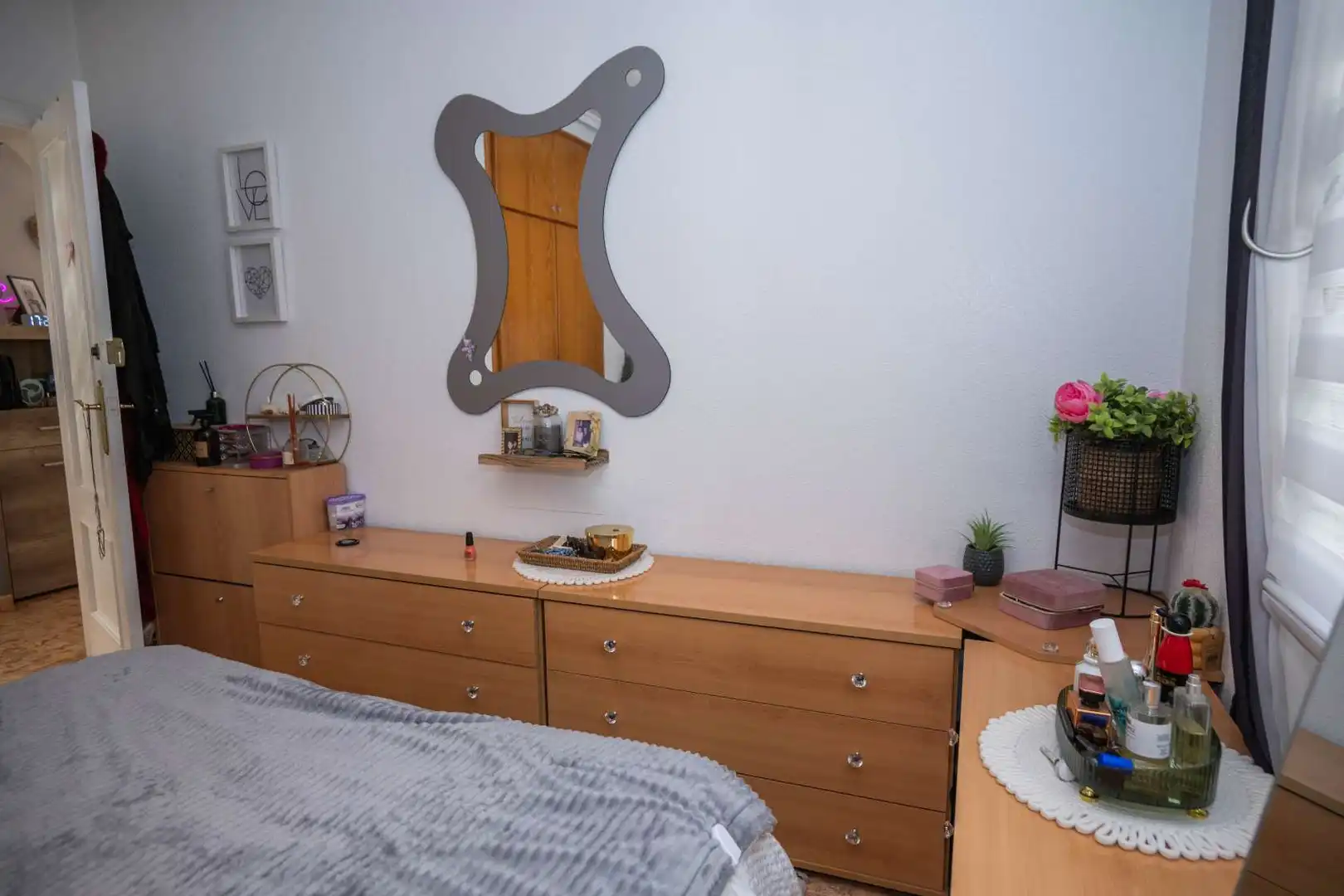 Schlafzimmer von Einfamilien-Reihenhaus zum Verkauf in Orihuela mit Klimaanlage, Heizung und Terrasse
