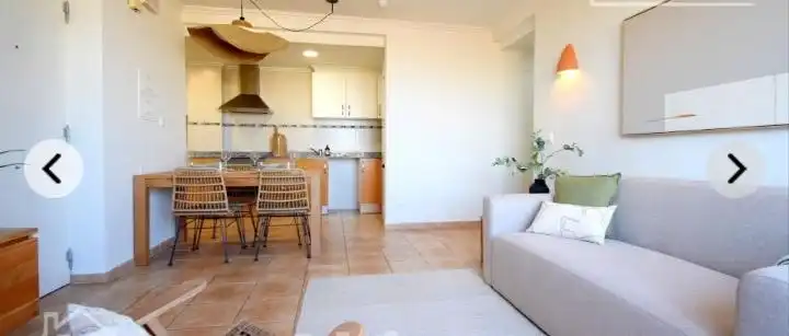 Sala d'estar de Apartament en venda en Pedreguer amb Aire condicionat, Terrassa i Moblat