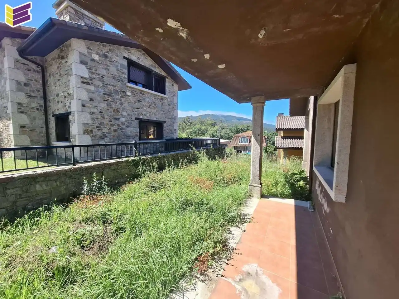 Terrasse von Haus oder Chalet zum Verkauf in Vilaboa mit Privatgarten und Terrasse
