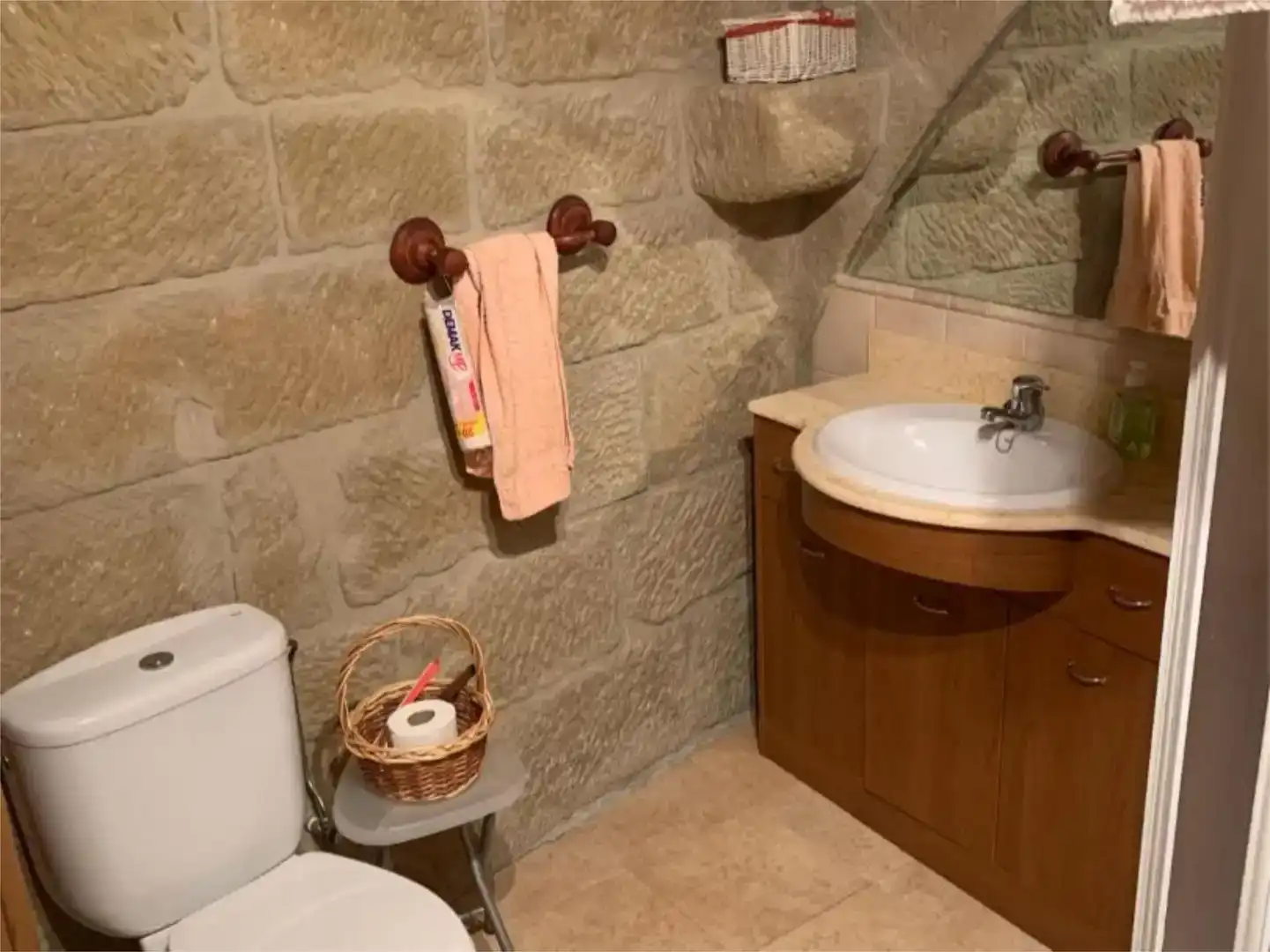Bathroom of Flat for sale in Uncastillo  with Parquet flooring, Storage room and Furnished