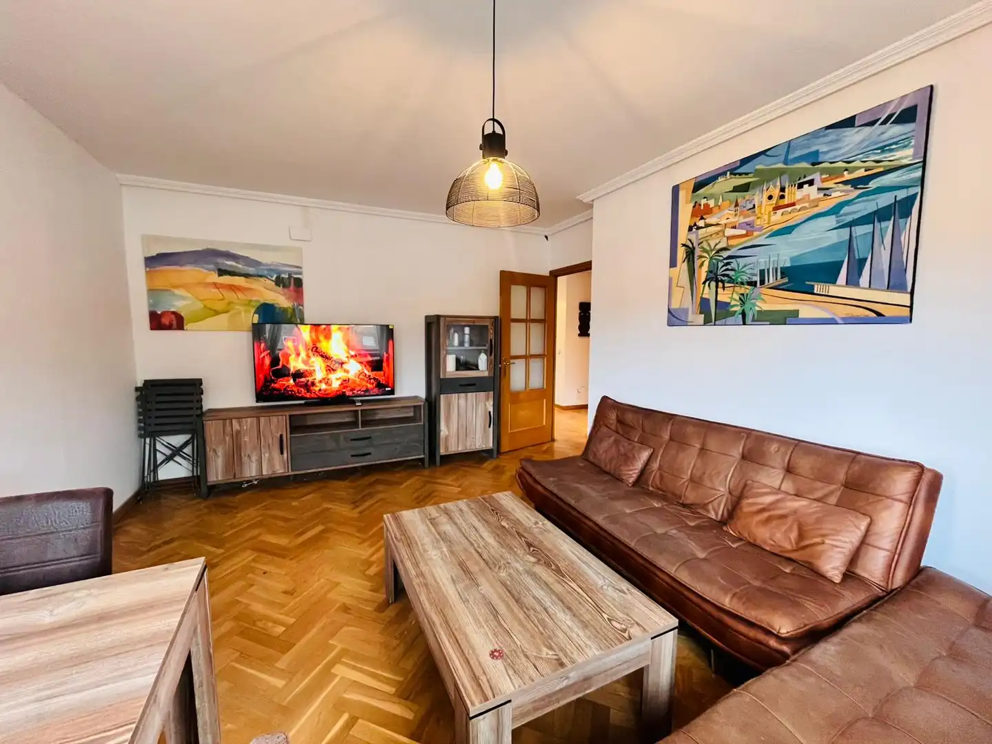 Wohnzimmer von Wohnung zur untervermieten in Majadahonda mit Terrasse, Möbliert und Waschmaschine