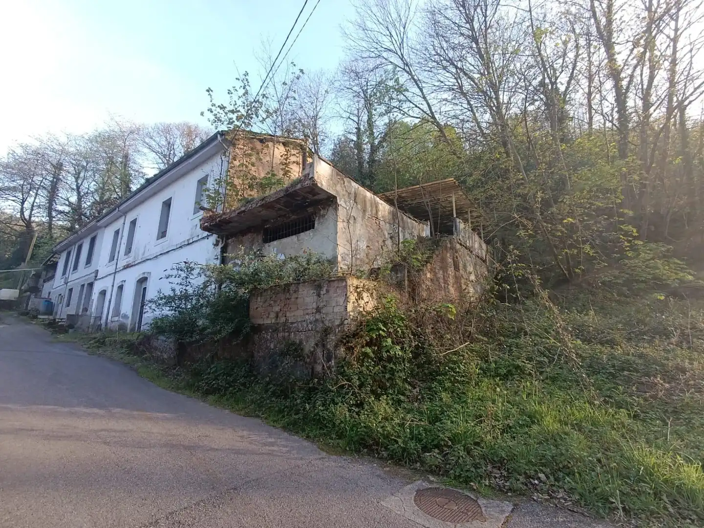 Vista exterior de Casa o xalet en venda en Langreo