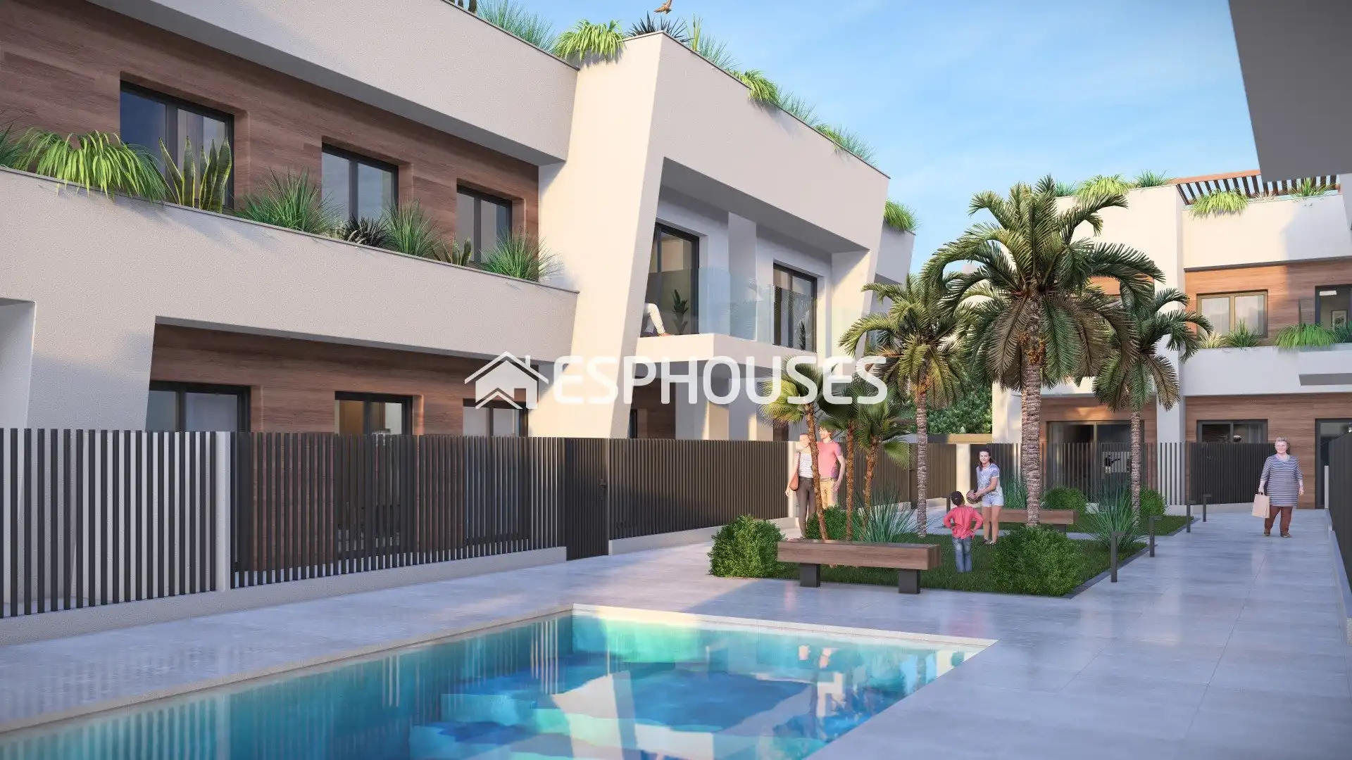 Swimming pool of Ground floor for sale in Torre-Pacheco  with Air Conditioner, Terrace and Balcony