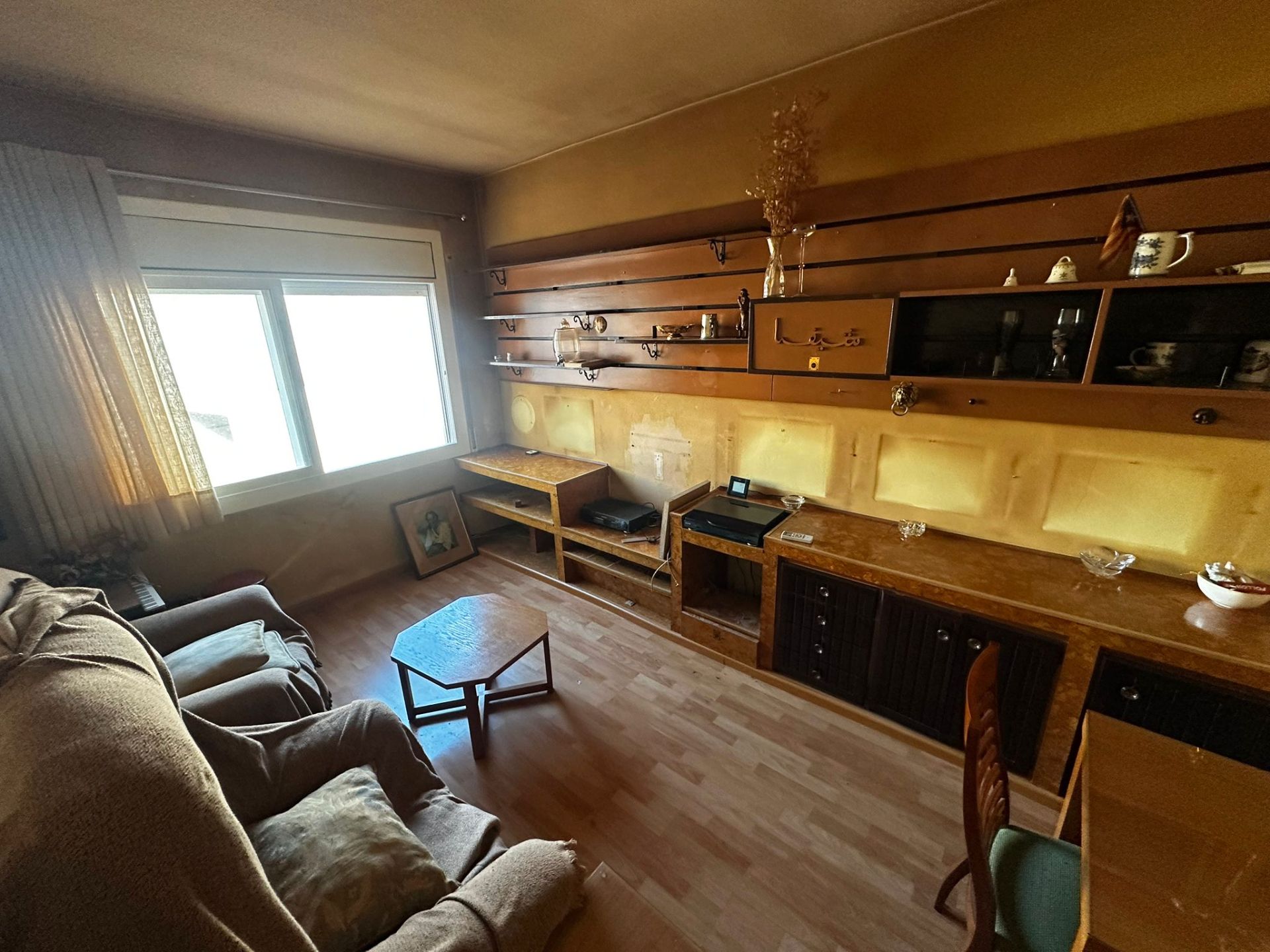 Sala d'estar de Pis en venda en  Barcelona Capital amb Aire condicionat, Calefacció i Parquet