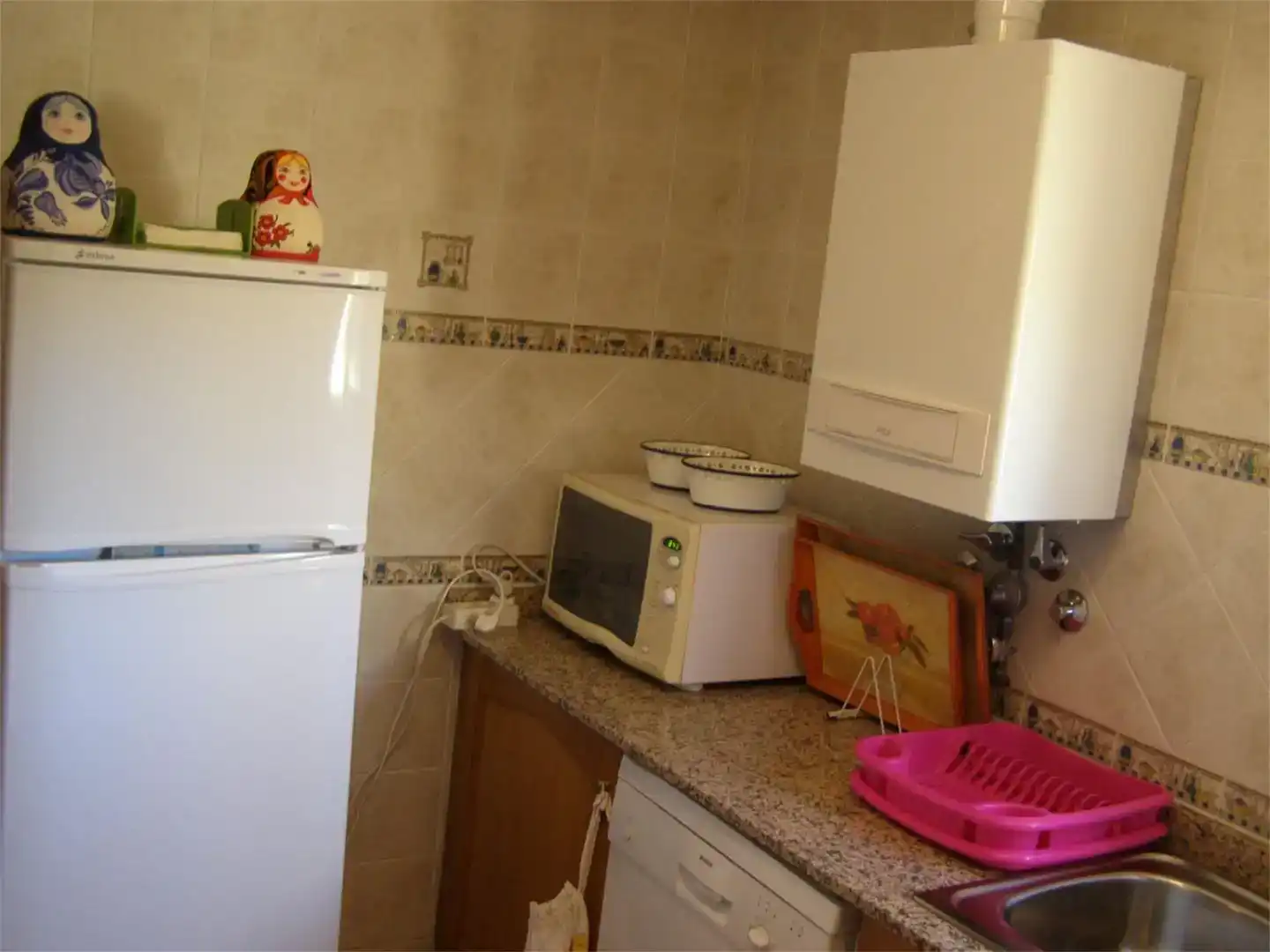 Küche von Wohnung zur Miete in Alcalá de la Selva mit Privatgarten und Abstellraum