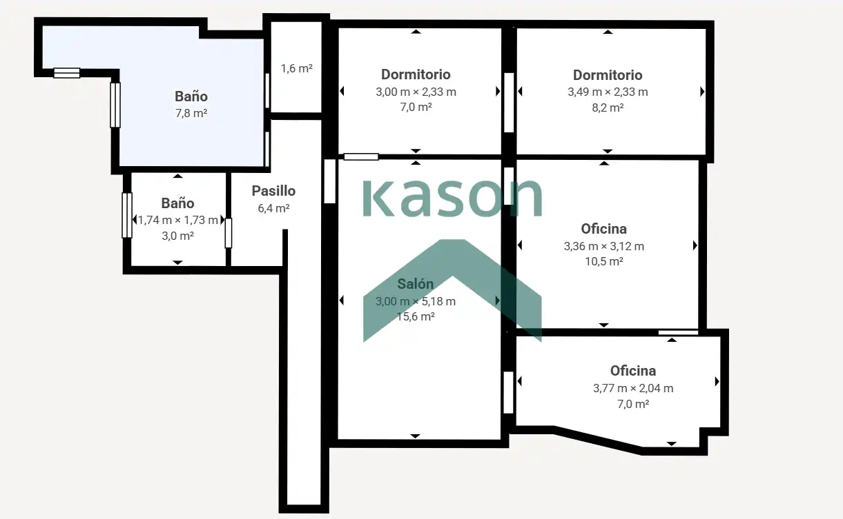 Apartamento en venta en Madrid con Calefacción