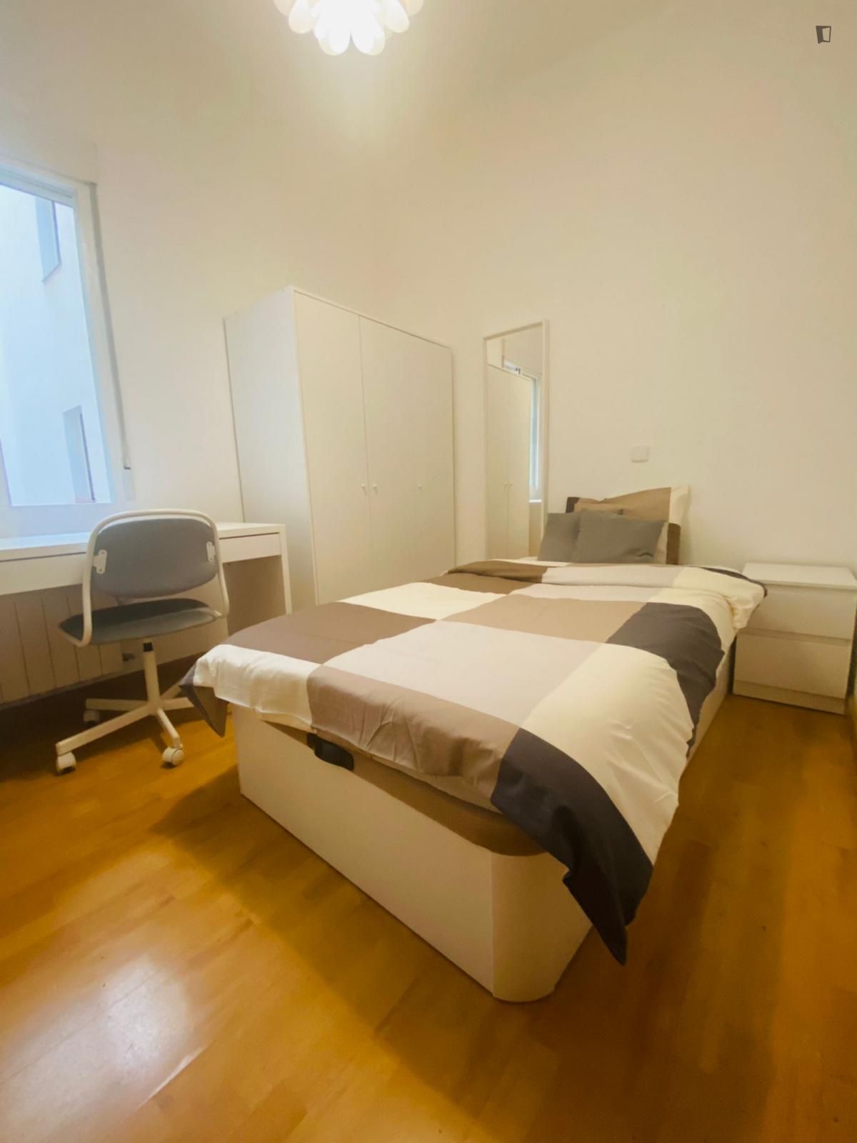 Bedroom of Apartment to share in  Madrid Capital  with Heating, Furnished and Oven