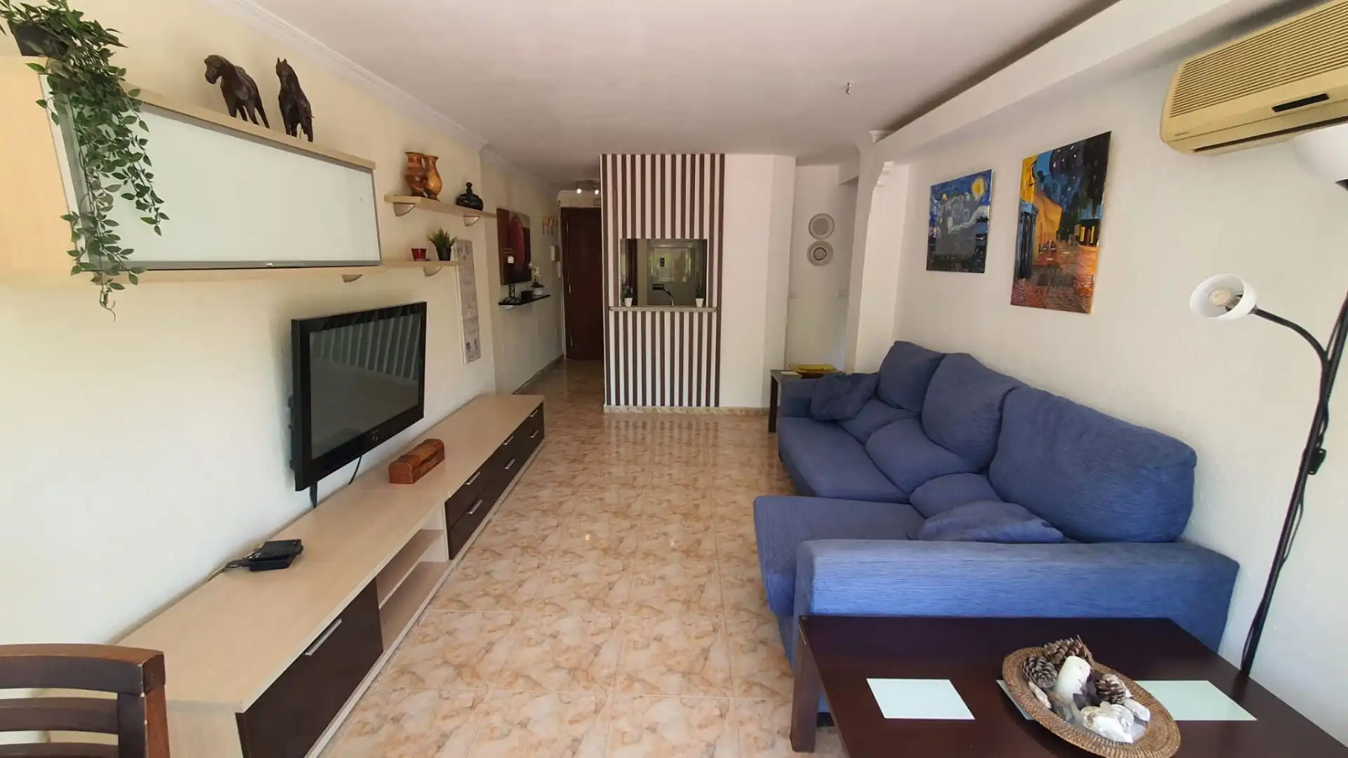 Living room of Apartments for rent in Benalmádena  with Air Conditioner, Terrace and Community pool