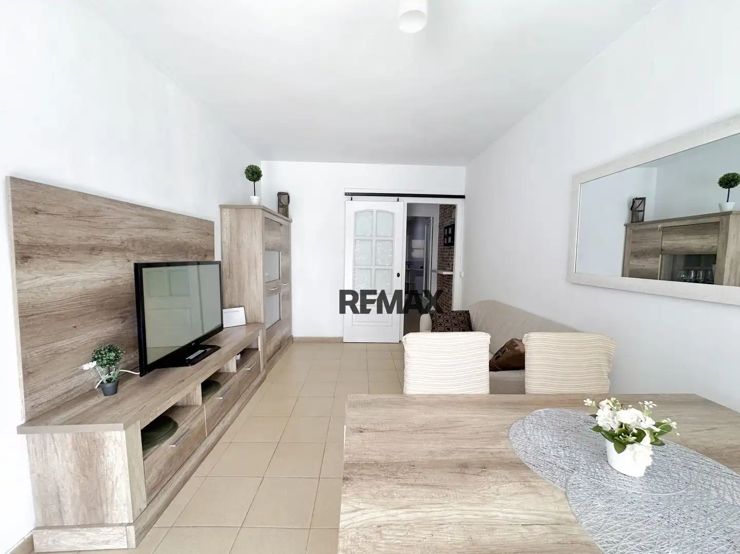 Sala de estar de Piso en venta en Blanes con Aire acondicionado, Jardín privado y Terraza