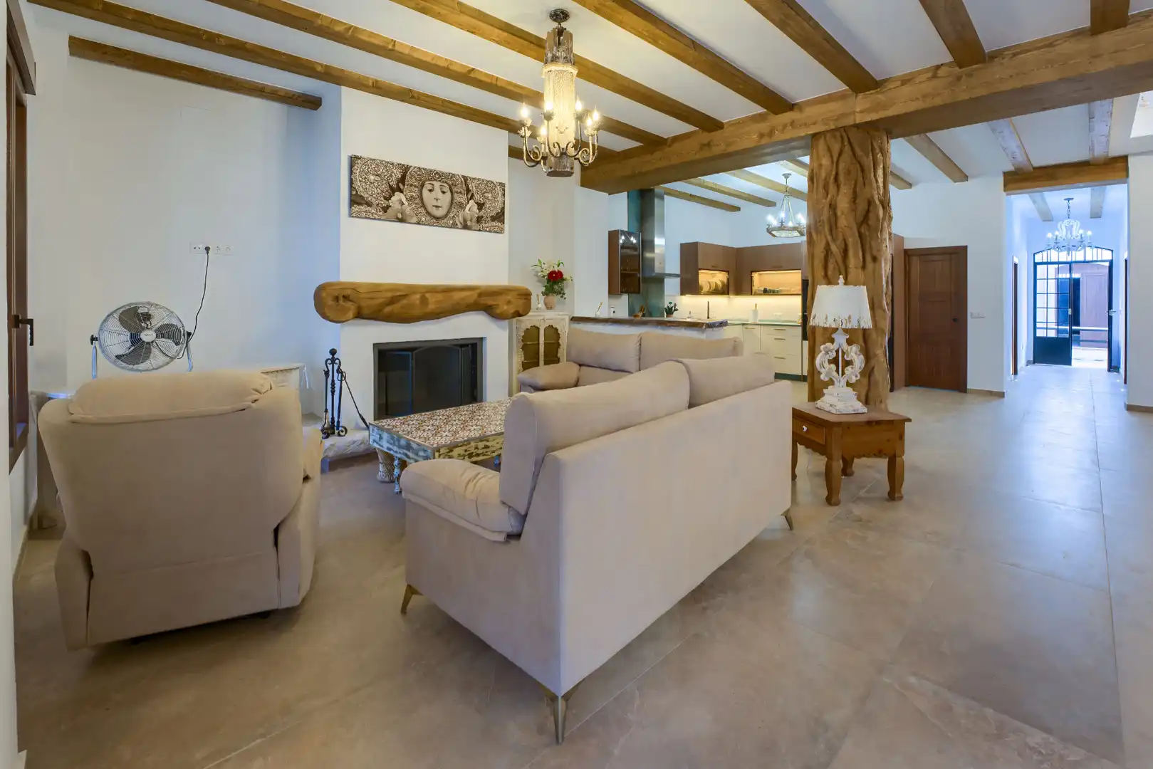 Sala de estar de Casa o chalet en venta en Almonte con Aire acondicionado, Terraza y Amueblado