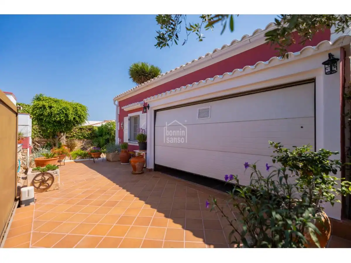 Exterior view of Houses for sale in Sant Lluís  with Heating, Terrace and Swimming Pool