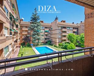 Exterior view of Flat for sale in  Madrid Capital  with Air Conditioner, Heating and Terrace