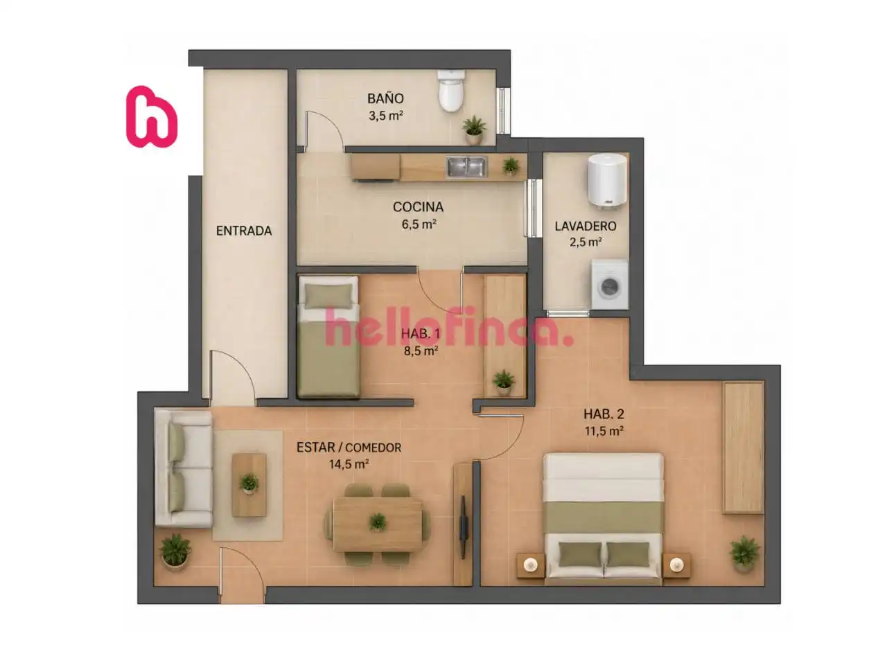 Bedroom of Flat for sale in Ripollet  with Heating, Parquet flooring and Terrace