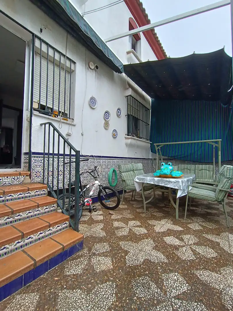 Terraza de Casa adosada en venta en Mairena del Aljarafe con Aire acondicionado, Calefacción y Jardín privado