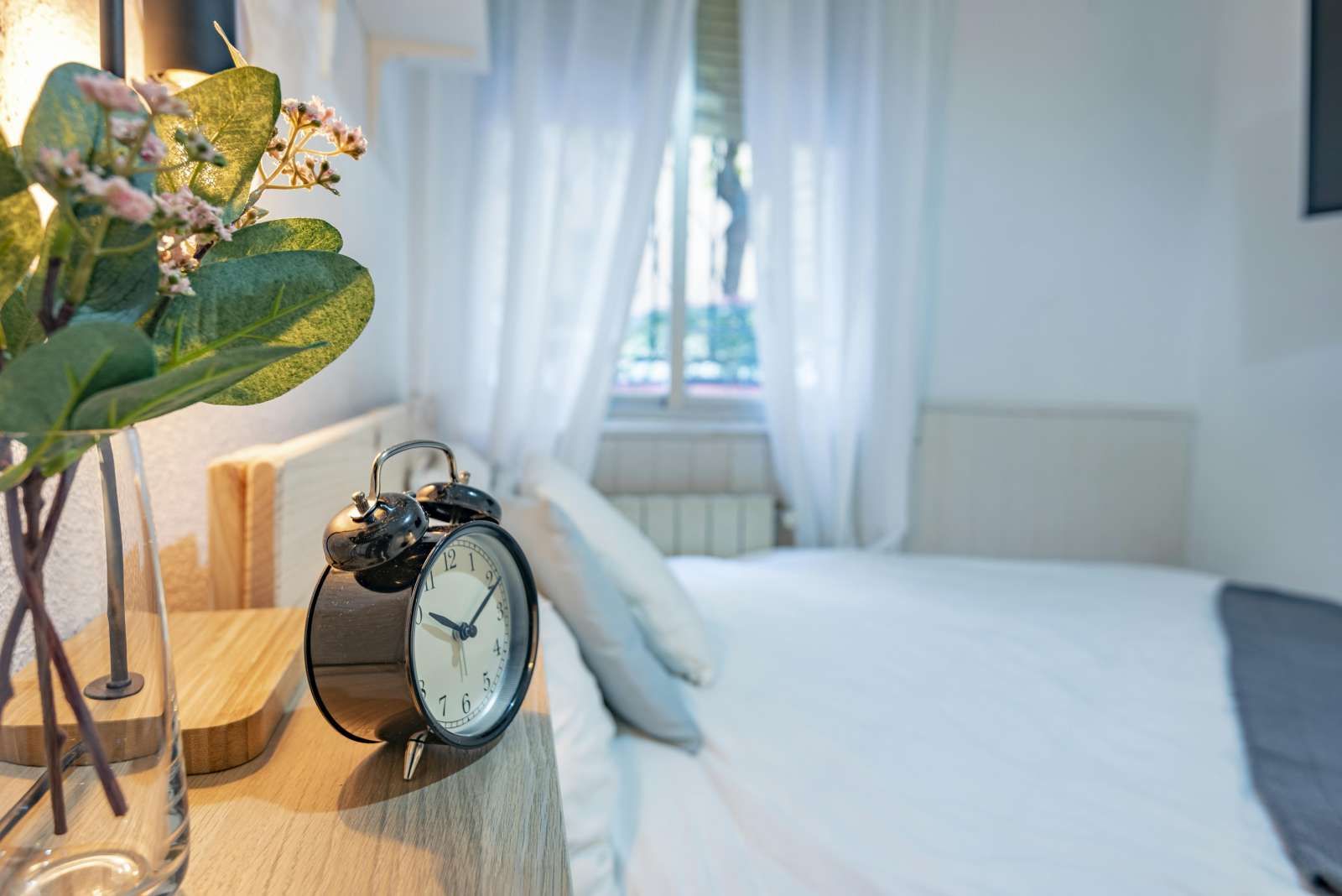 Bedroom of Flat to share in  Madrid Capital  with Air Conditioner, Terrace and Furnished