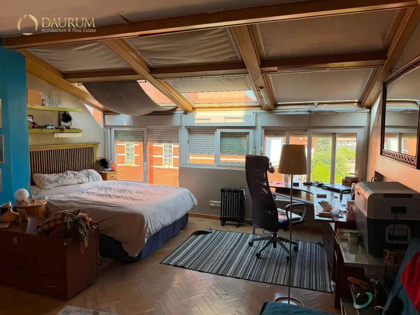 Bedroom of Detached homes for sale in Madrid  with Air Conditioner, Heating and Private garden