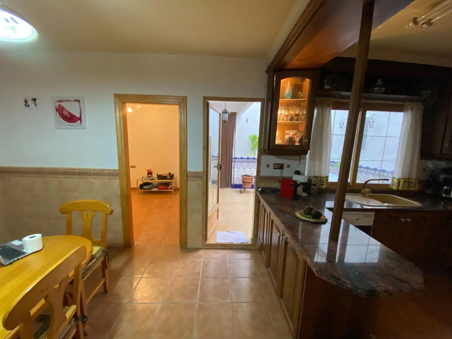 Küche von Haus oder Chalet zum Verkauf in Sax mit Klimaanlage, Terrasse und Schwimmbad