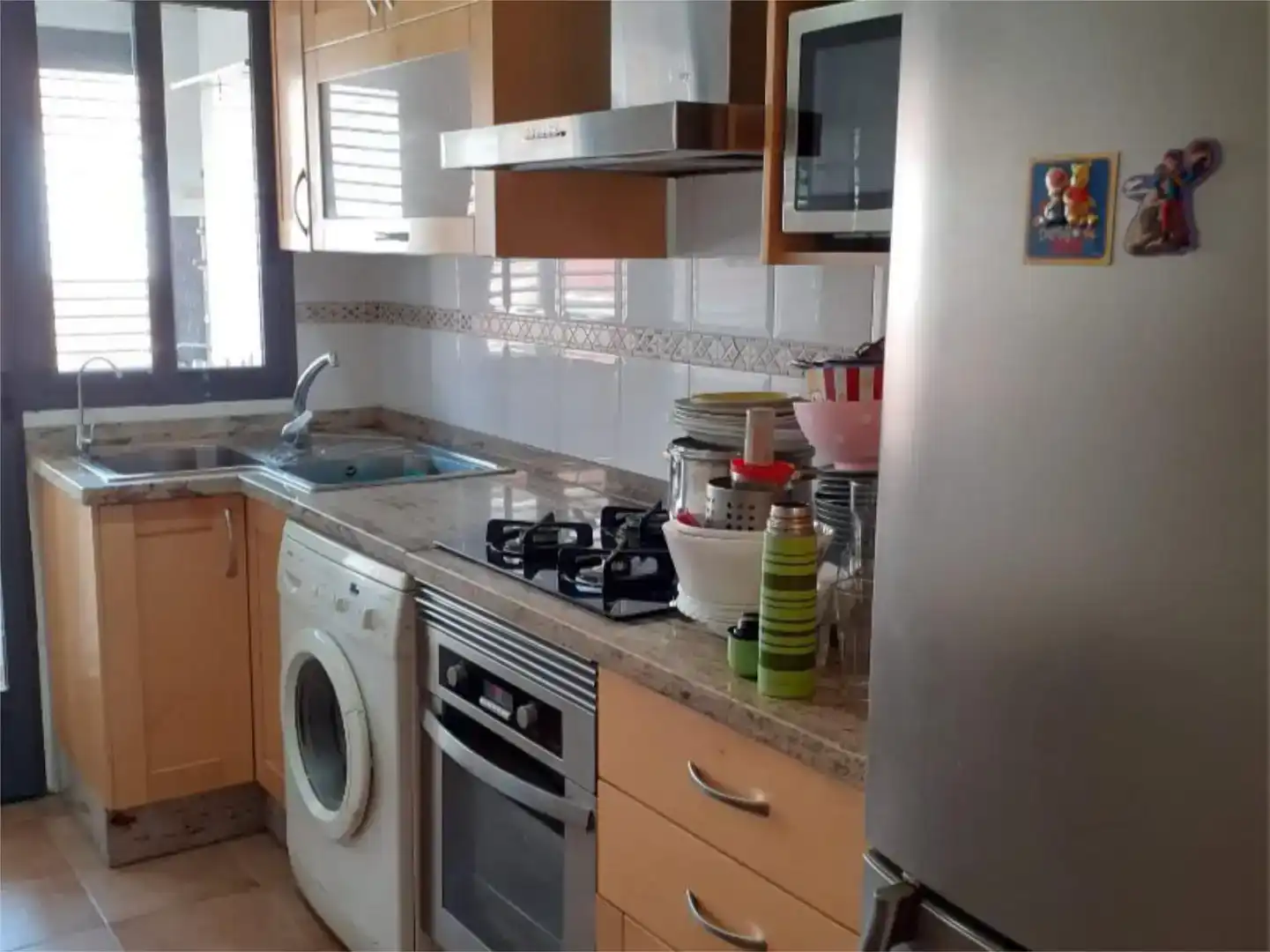 Cocina de Piso para compartir en Murcia con Aire acondicionado y Amueblado