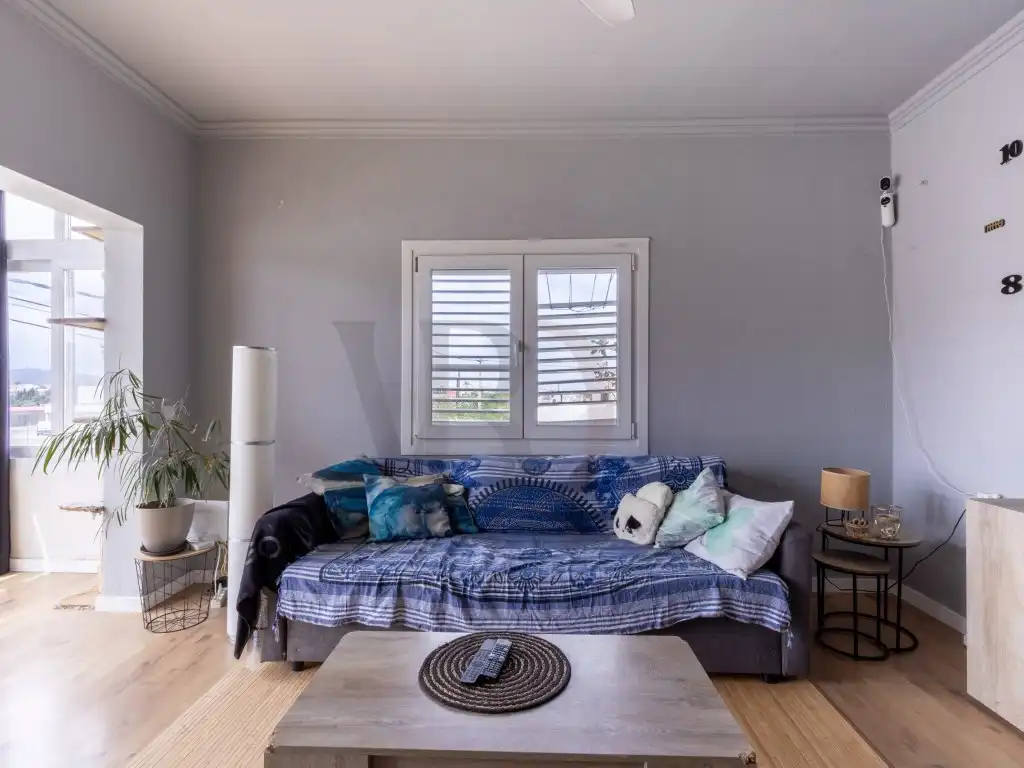 Sala de estar de Apartamento en venta en Sant Antoni de Portmany con Amueblado