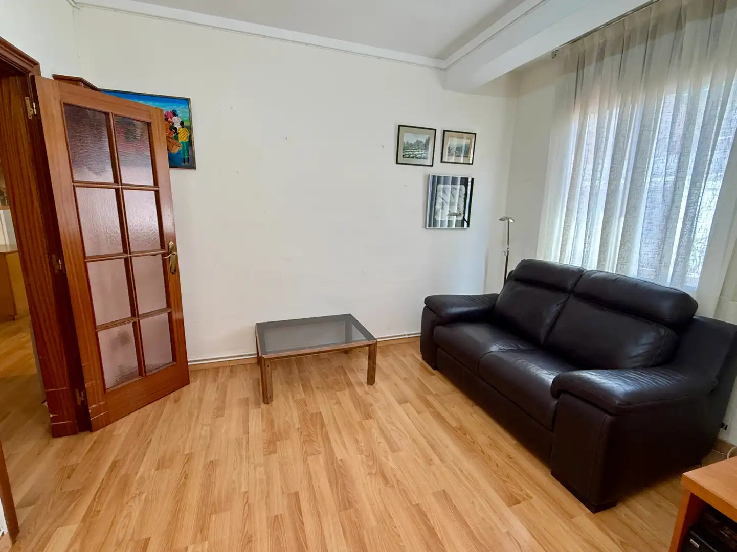 Sala d'estar de Pis en venda en Barcelona amb Aire condicionat, Calefacció i Parquet