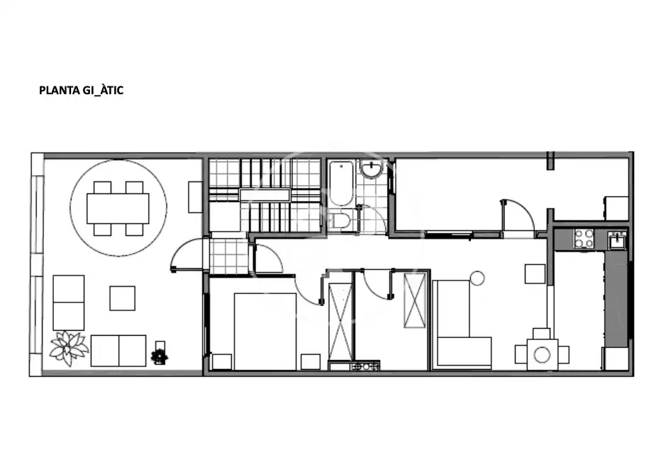 Penthouse with lift for sale in Carrer de Girona, imagen 27