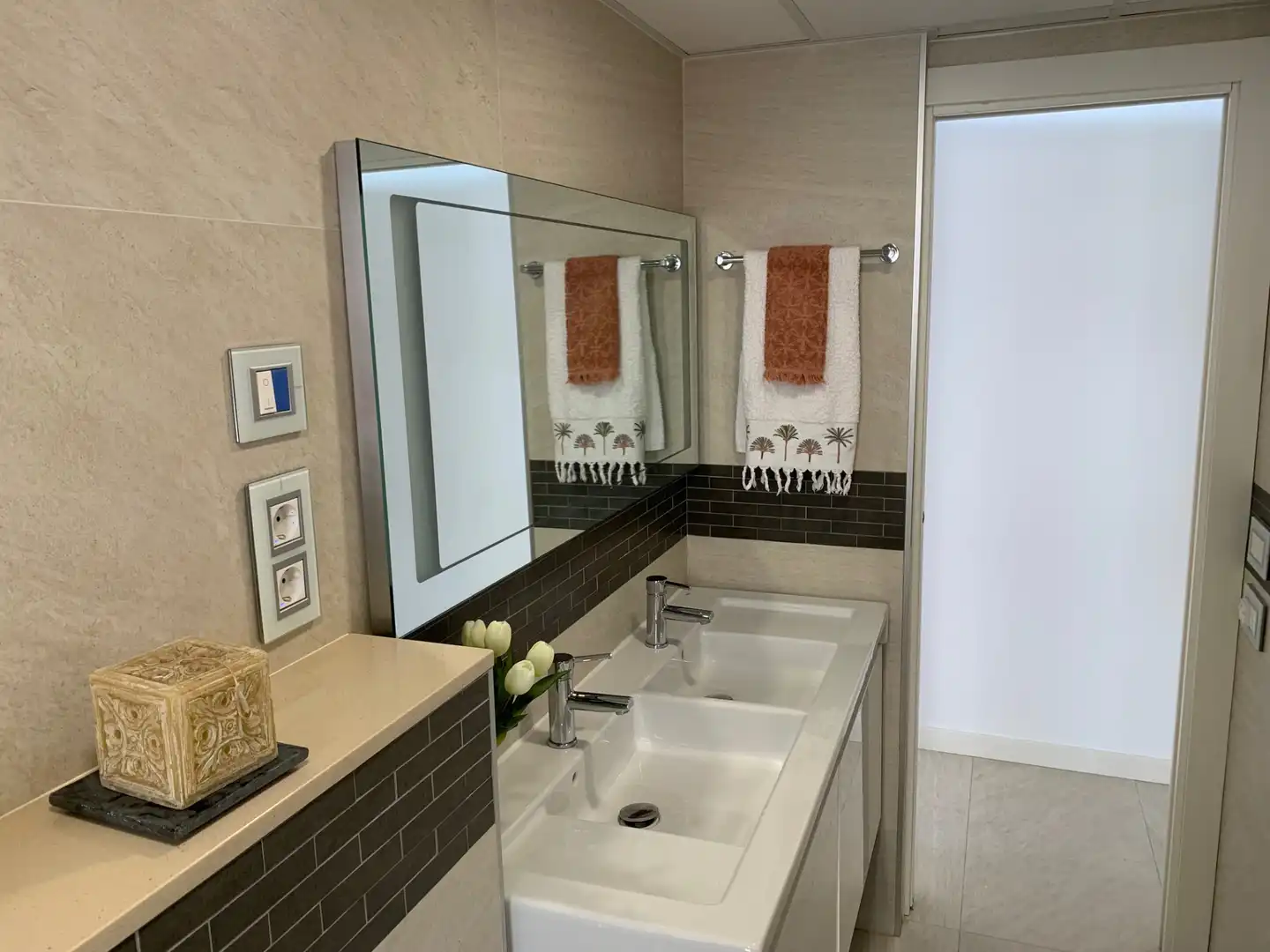 Baño de Apartamento en venta en Torredembarra con Aire acondicionado, Calefacción y Terraza