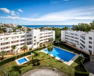 Exterior view of Apartment for sale in Málaga Capital  with Air Conditioner, Terrace and Swimming Pool