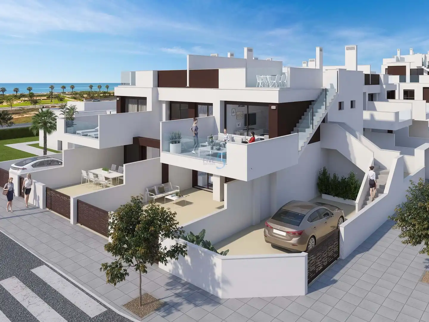 Außenansicht von Wohnung zum Verkauf in Pilar de la Horadada mit Schwimmbad