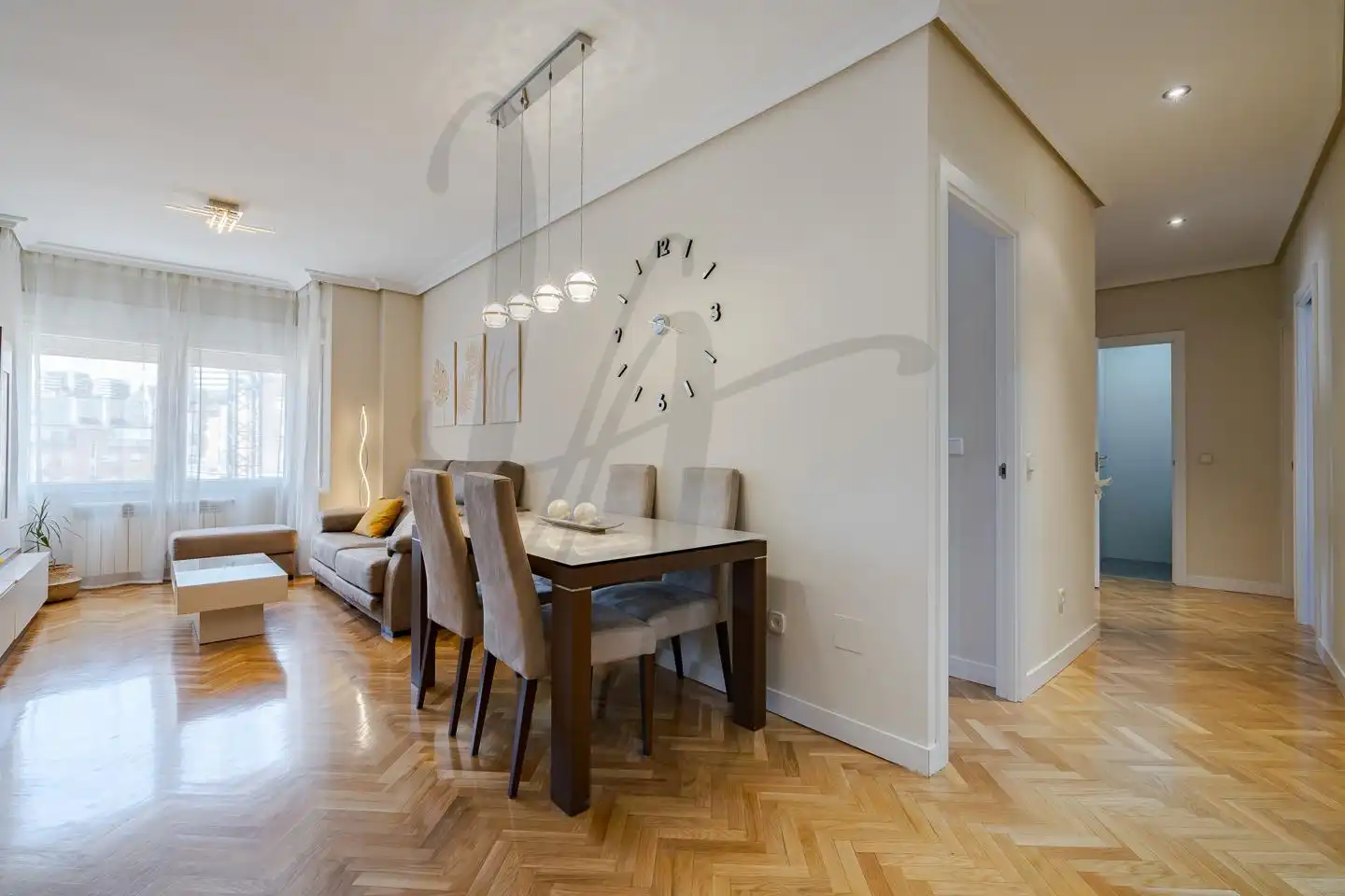 Esszimmer von Wohnung zum Verkauf in Madrid mit Klimaanlage, Heizung und Parkett