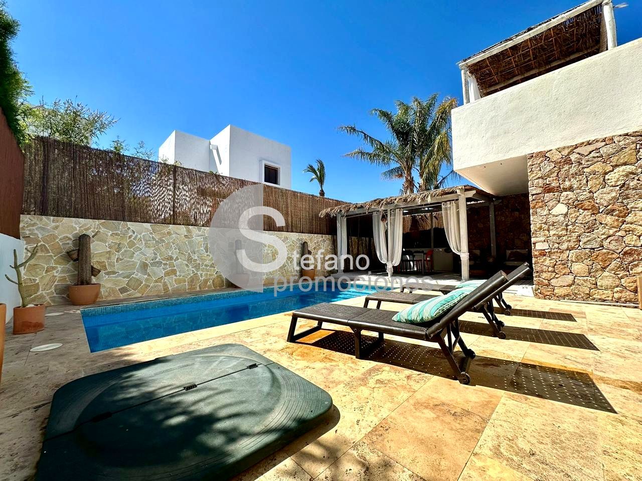 Terrace of Single-family semi-detached to rent in Níjar  with Air Conditioner, Heating and Private garden