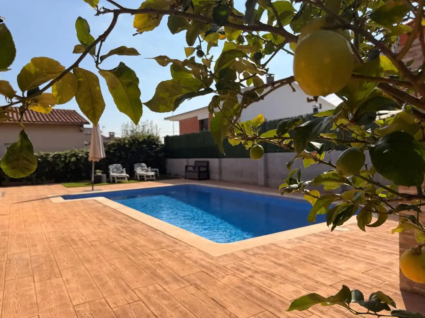 Piscina de Casa o chalet en venta en Can Font - Ca n'Avellaneda
