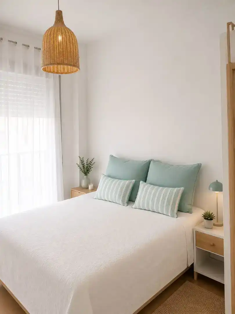 Schlafzimmer von Wohnung zur Miete in Motril mit Klimaanlage, Privatgarten und Möbliert