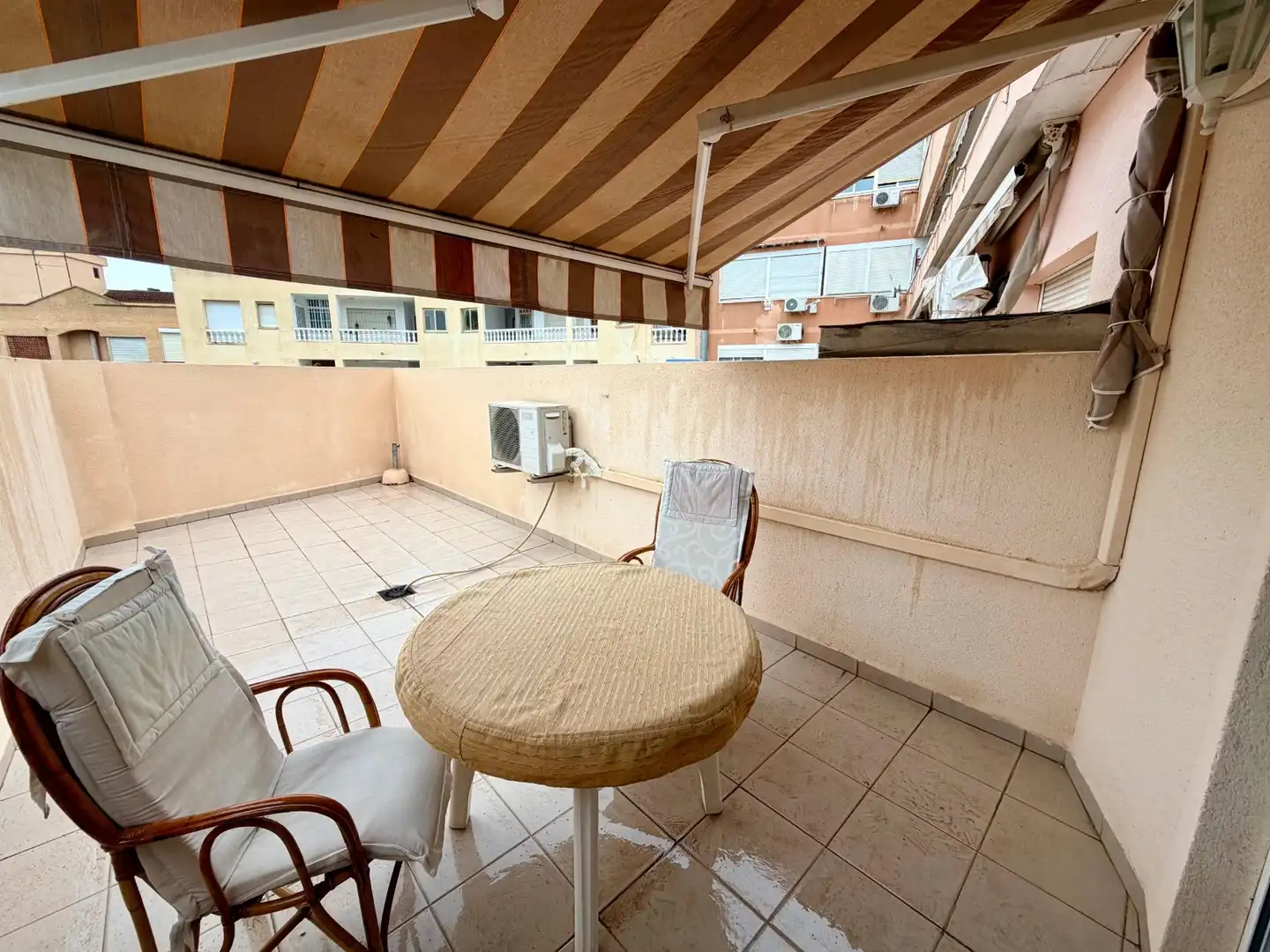 Terrace of Flat for rent in San Pedro del Pinatar  with Air Conditioner, Heating and Terrace