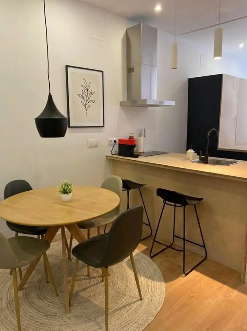 Kitchen of Flat for sale in Madrid  with Air Conditioner, Heating and Private garden