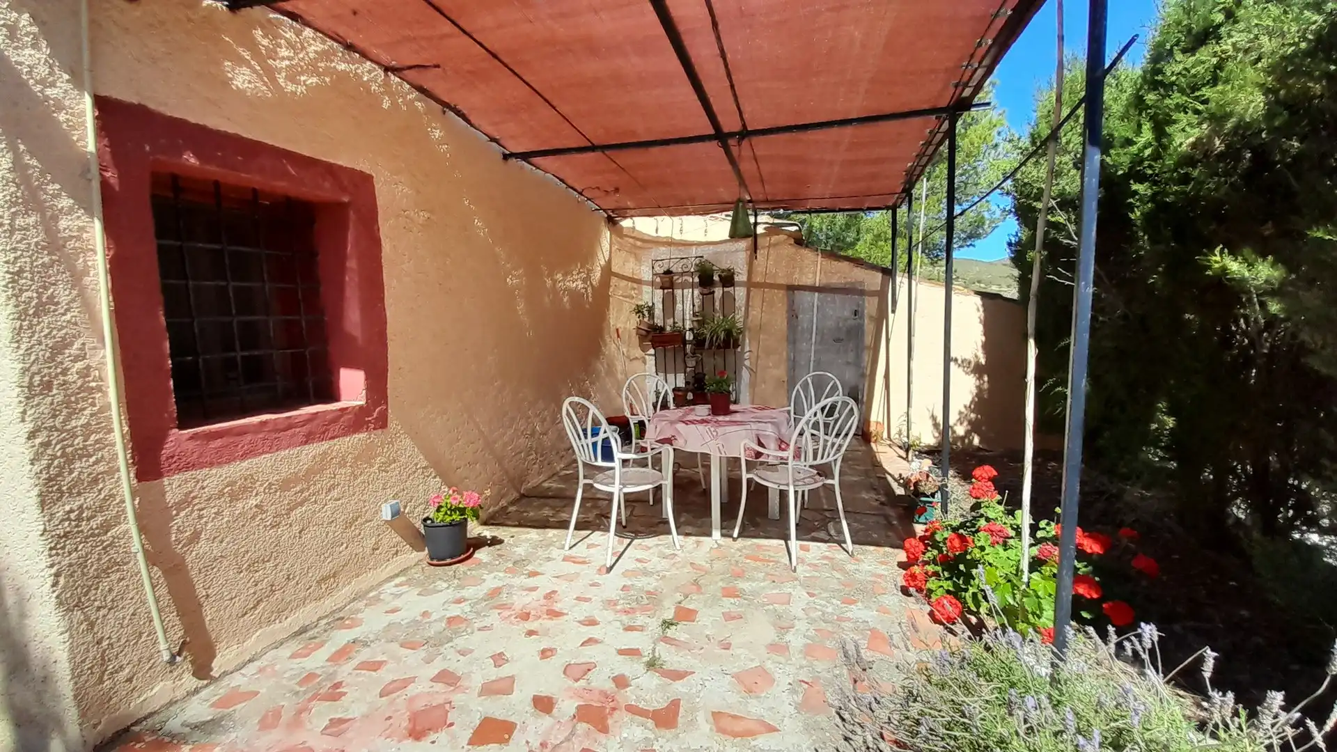 Terrace of Country homes for sale in Lorca  with Private garden, Swimming Pool and Furnished