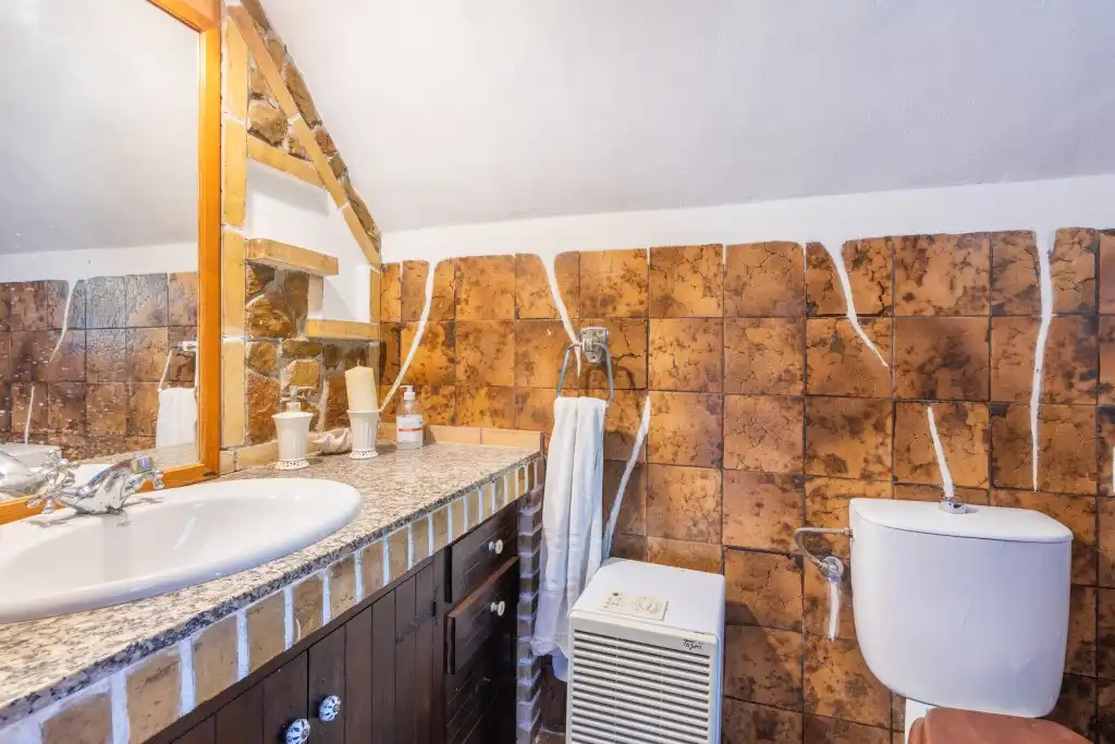 Badezimmer von Haus oder Chalet zum Verkauf in Puigpunyent mit Privatgarten, Terrasse und Schwimmbad