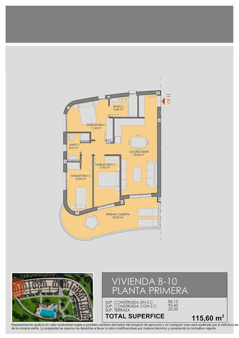 Appartement compact avec terrasse à vendre à Las Lomas de Rame - Bahía Bella, imagen 47
