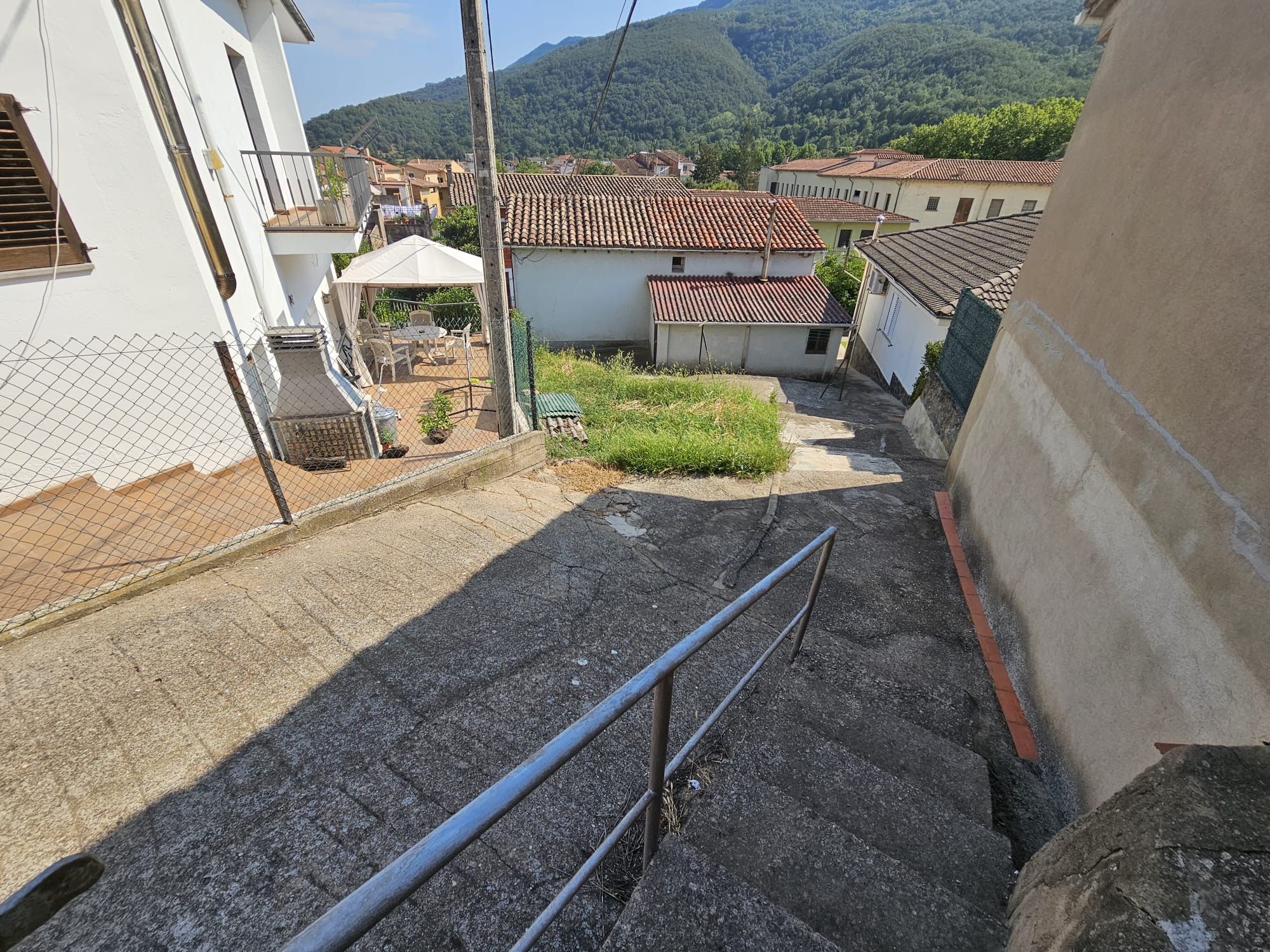 Exterior view of House or chalet for sale in Sant Feliu de Pallerols  with Heating and Private garden