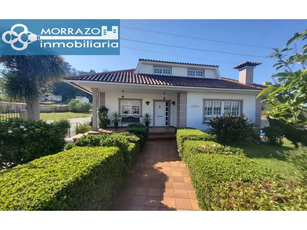 Vista exterior de Casa o chalet en venta en Marín con Calefacción, Jardín privado y Amueblado