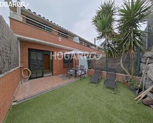 Terrace of Single-family semi-detached for sale in Rubí  with Air Conditioner, Heating and Parquet flooring