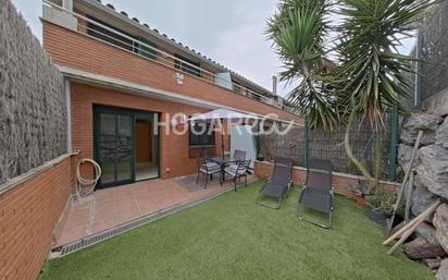 Terrace of Single-family semi-detached for sale in Rubí  with Air Conditioner, Heating and Parquet flooring